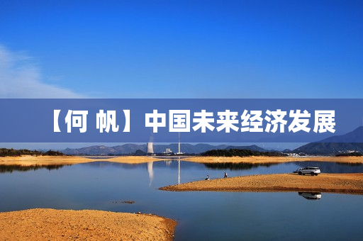 【何 帆】中国未来经济发展