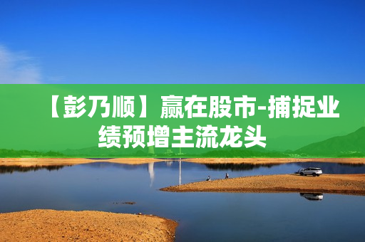 【彭乃顺】赢在股市-捕捉业绩预增主流龙头