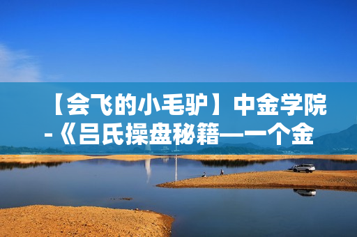 【会飞的小毛驴】中金学院-《吕氏操盘秘籍—一个金钱无法衡量的珍品》