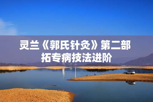 灵兰《郭氏针灸》第二部 拓专病技法进阶