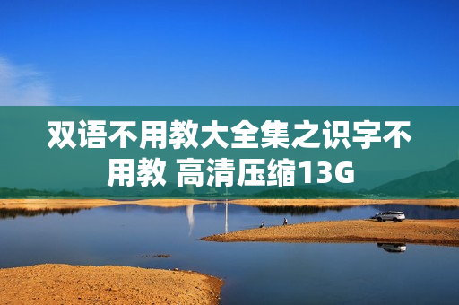 双语不用教大全集之识字不用教 高清压缩13G