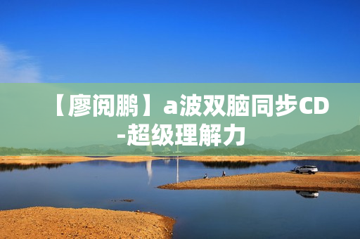 【廖阅鹏】a波双脑同步CD-超级理解力