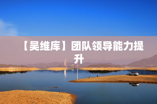 【吴维库】团队领导能力提升