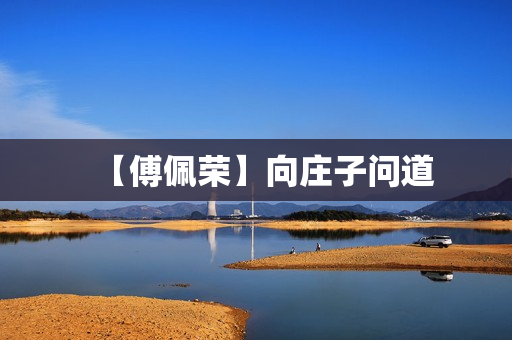 【傅佩荣】向庄子问道