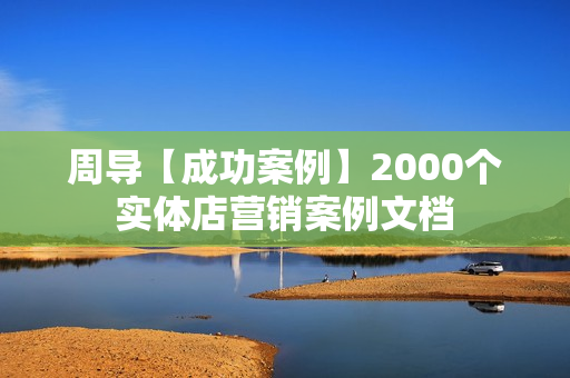 周导【成功案例】2000个实体店营销案例文档