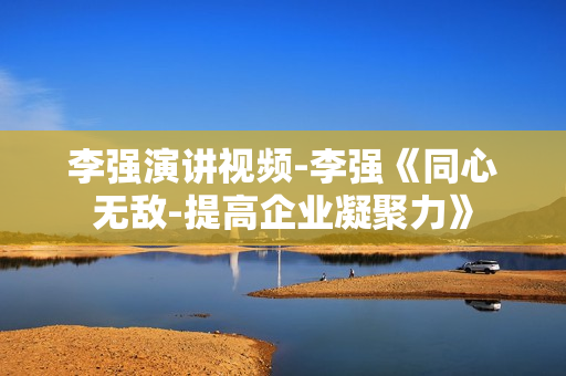 李强演讲视频-李强《同心无敌-提高企业凝聚力》