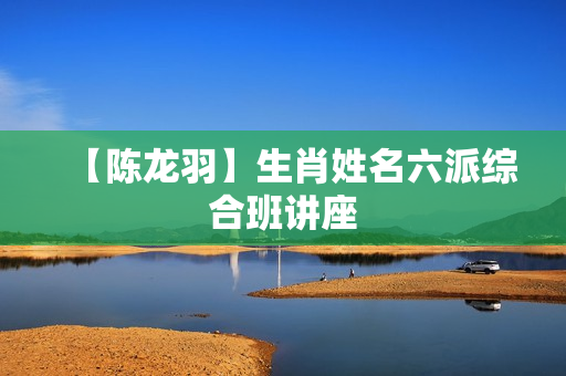 【陈龙羽】生肖姓名六派综合班讲座