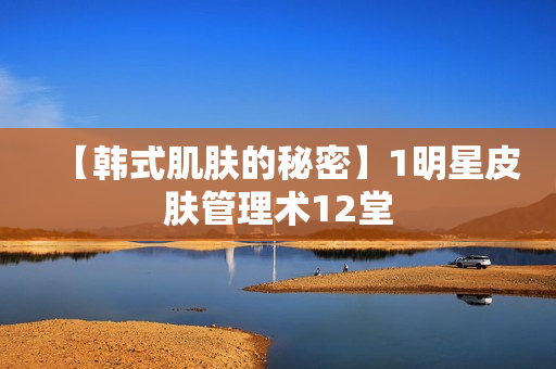 【韩式肌肤的秘密】1明星皮肤管理术12堂