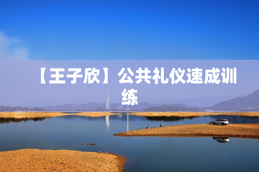 【王子欣】公共礼仪速成训练