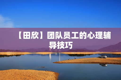 【田欣】团队员工的心理辅导技巧