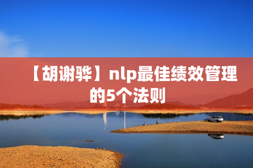 【胡谢骅】nlp最佳绩效管理的5个法则