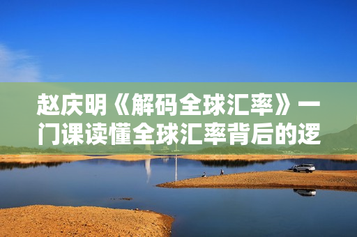 赵庆明《解码全球汇率》一门课读懂全球汇率背后的逻辑