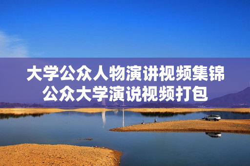 大学公众人物演讲视频集锦公众大学演说视频打包