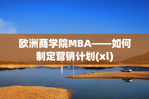 欧洲商学院MBA——如何制定营销计划(xl)
