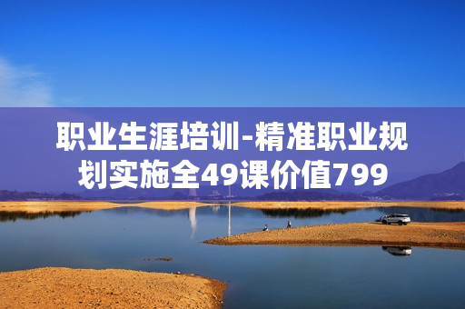 职业生涯培训-精准职业规划实施全49课价值799