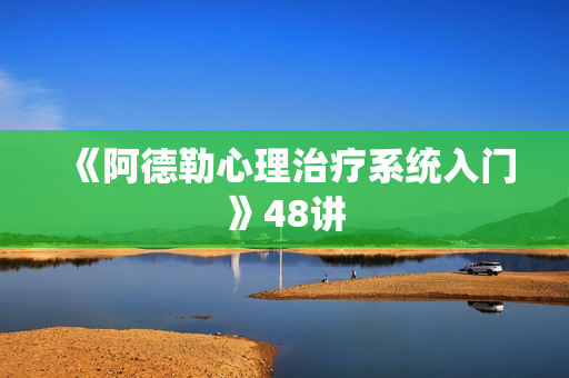 《阿德勒心理治疗系统入门》48讲