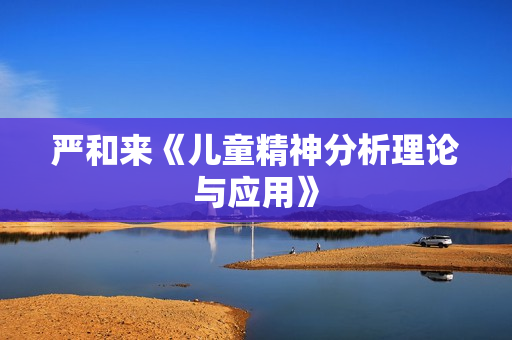 严和来《儿童精神分析理论与应用》