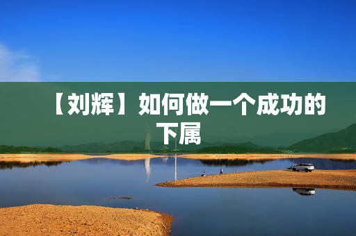 【刘辉】如何做一个成功的下属