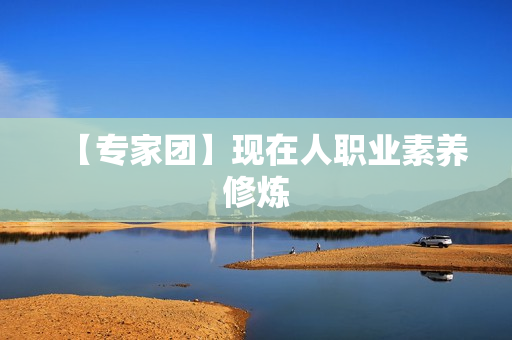 【专家团】现在人职业素养修炼