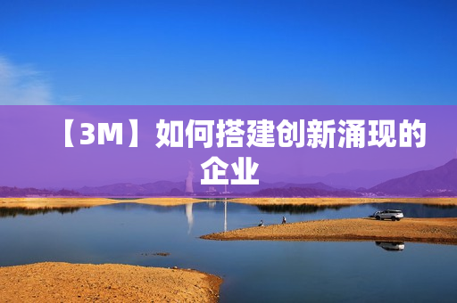 【3M】如何搭建创新涌现的企业