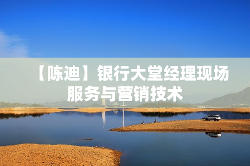 【陈迪】银行大堂经理现场服务与营销技术