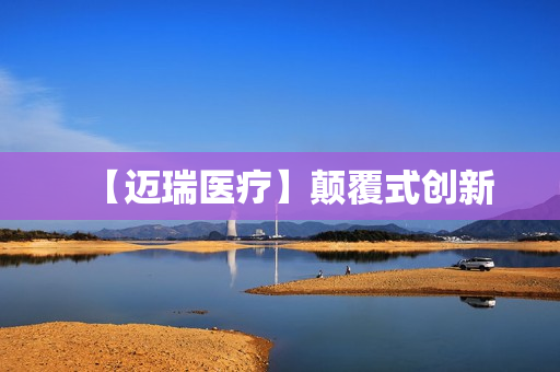【迈瑞医疗】颠覆式创新