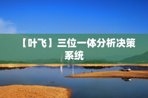 【叶飞】三位一体分析决策系统