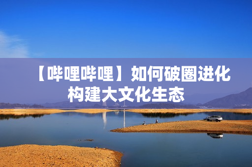 【哔哩哔哩】如何破圈进化构建大文化生态