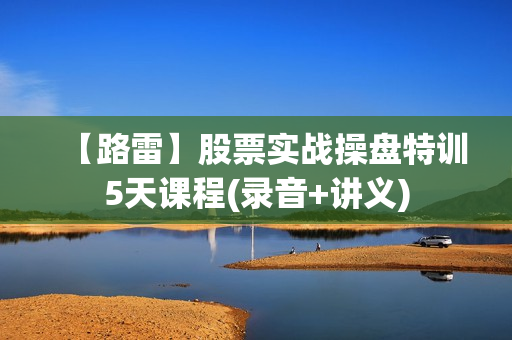 【路雷】股票实战操盘特训5天课程(录音+讲义)