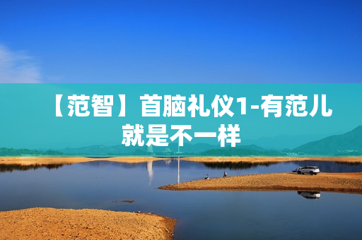 【范智】首脑礼仪1-有范儿就是不一样