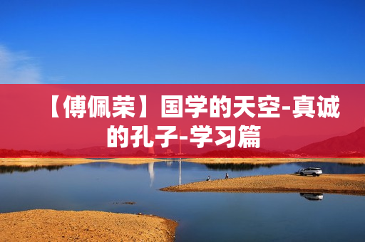 【傅佩荣】国学的天空-真诚的孔子-学习篇