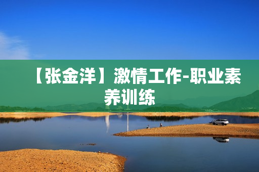 【张金洋】激情工作-职业素养训练