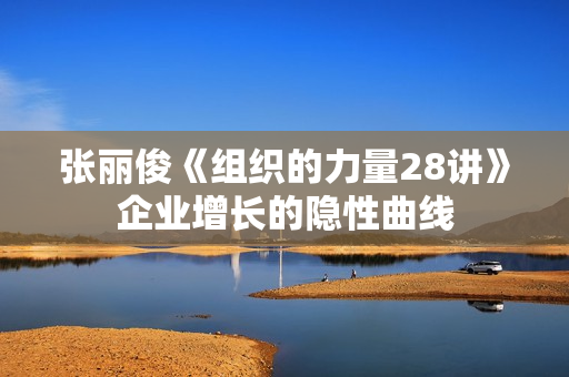 张丽俊《组织的力量28讲》企业增长的隐性曲线