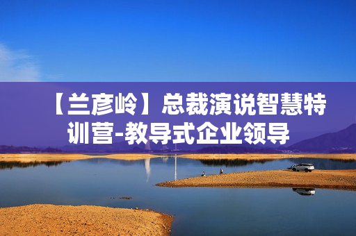 【兰彦岭】总裁演说智慧特训营-教导式企业领导  第1张