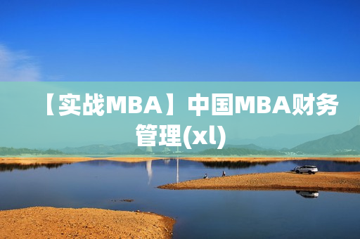 【实战MBA】中国MBA财务管理(xl)
