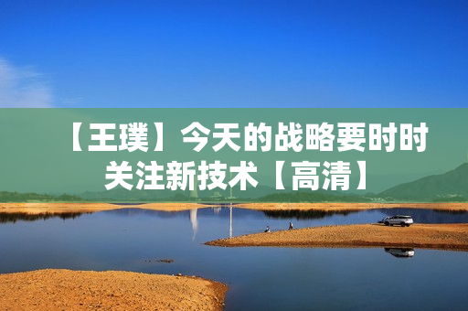 【王璞】今天的战略要时时关注新技术【高清】
