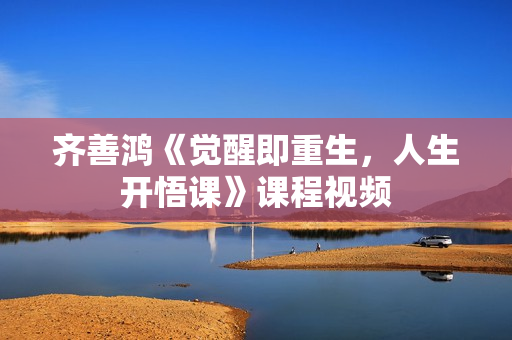 齐善鸿《觉醒即重生，人生开悟课》课程视频