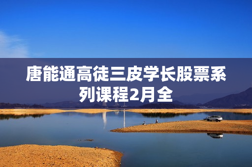 唐能通高徒三皮学长股票系列课程2月全