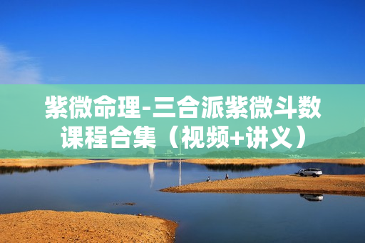 紫微命理-三合派紫微斗数课程合集（视频+讲义）