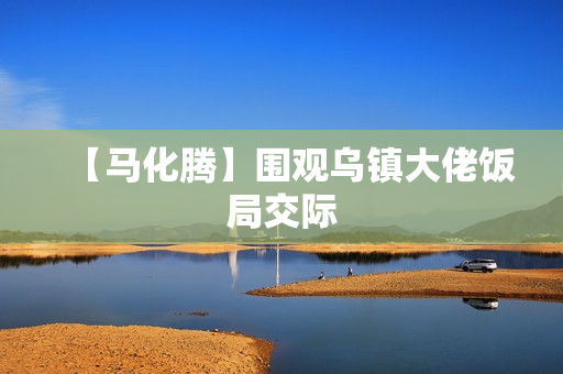 【马化腾】围观乌镇大佬饭局交际