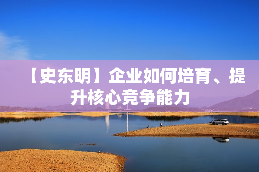 【史东明】企业如何培育、提升核心竞争能力