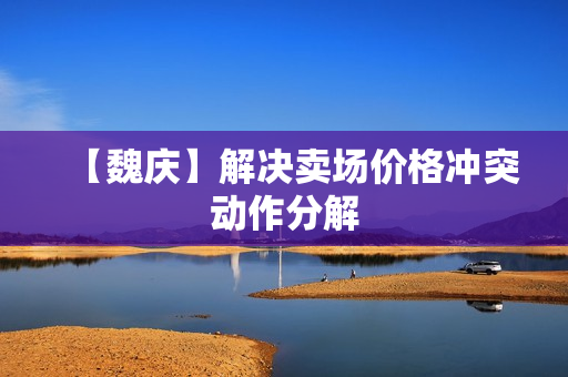 【魏庆】解决卖场价格冲突动作分解