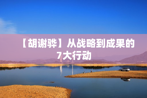 【胡谢骅】从战略到成果的7大行动