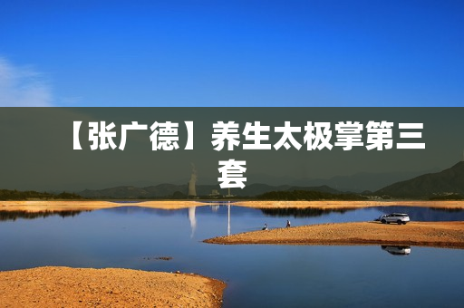 【张广德】养生太极掌第三套