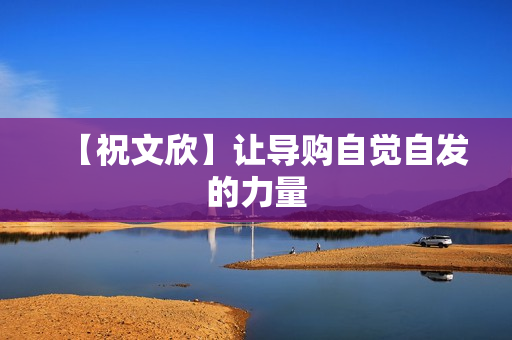 【祝文欣】让导购自觉自发的力量