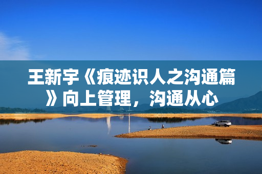 王新宇《痕迹识人之沟通篇》向上管理，沟通从心