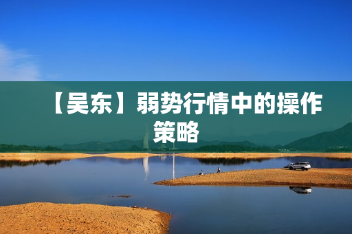 【吴东】弱势行情中的操作策略