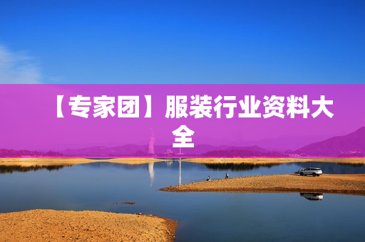 【专家团】服装行业资料大全