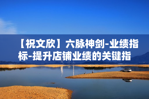 【祝文欣】六脉神剑-业绩指标-提升店铺业绩的关键指标分析