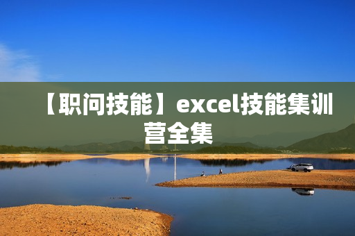 【职问技能】excel技能集训营全集
